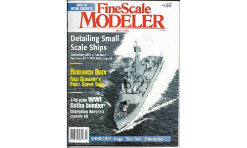 Revista Fine Scale Modeler 1995-07 Star Trek